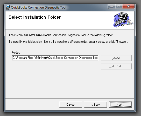 Connection Diagnostic Tool Installation Folder