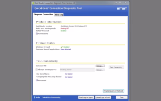 Quickbooks Connection Diagnostic Tool