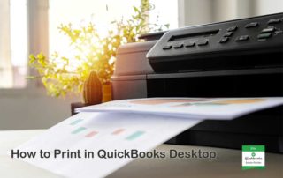 How To Print Using Quickbooks Desktop