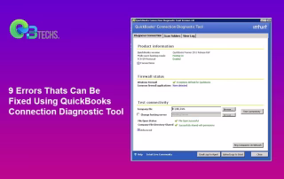 Fix Errors Using Qb Connection Diagnostic Tool