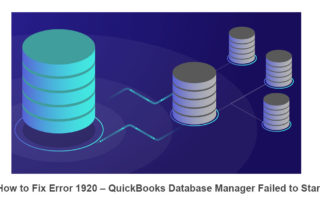 QuickBooks Database Manager Stopped Working