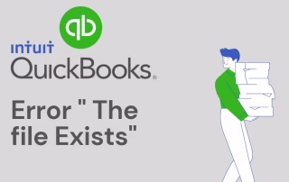 Quickbooks Error The File Exists