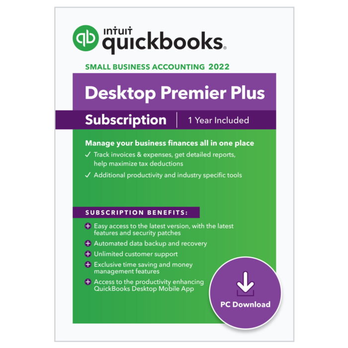 QuickBooks Premier Plus 2022 PC Download