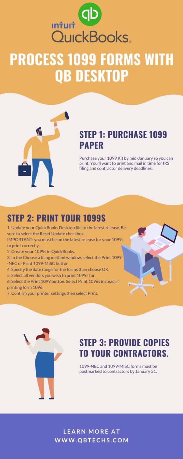 Form 1099 Infographic How To File A Form 1099