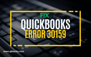 Quickbooks Error 30159