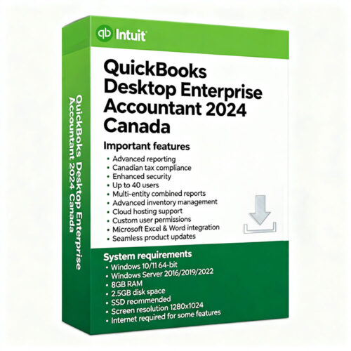 QuickBooks Desktop Enterprise Accountant 2024 Canada