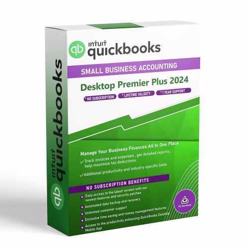 Quickbooks Desktop Premier 2024 Software Box