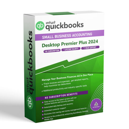 Quickbooks Desktop Premier 2024 Software Box