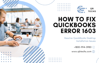 Quickbooks Error 1603